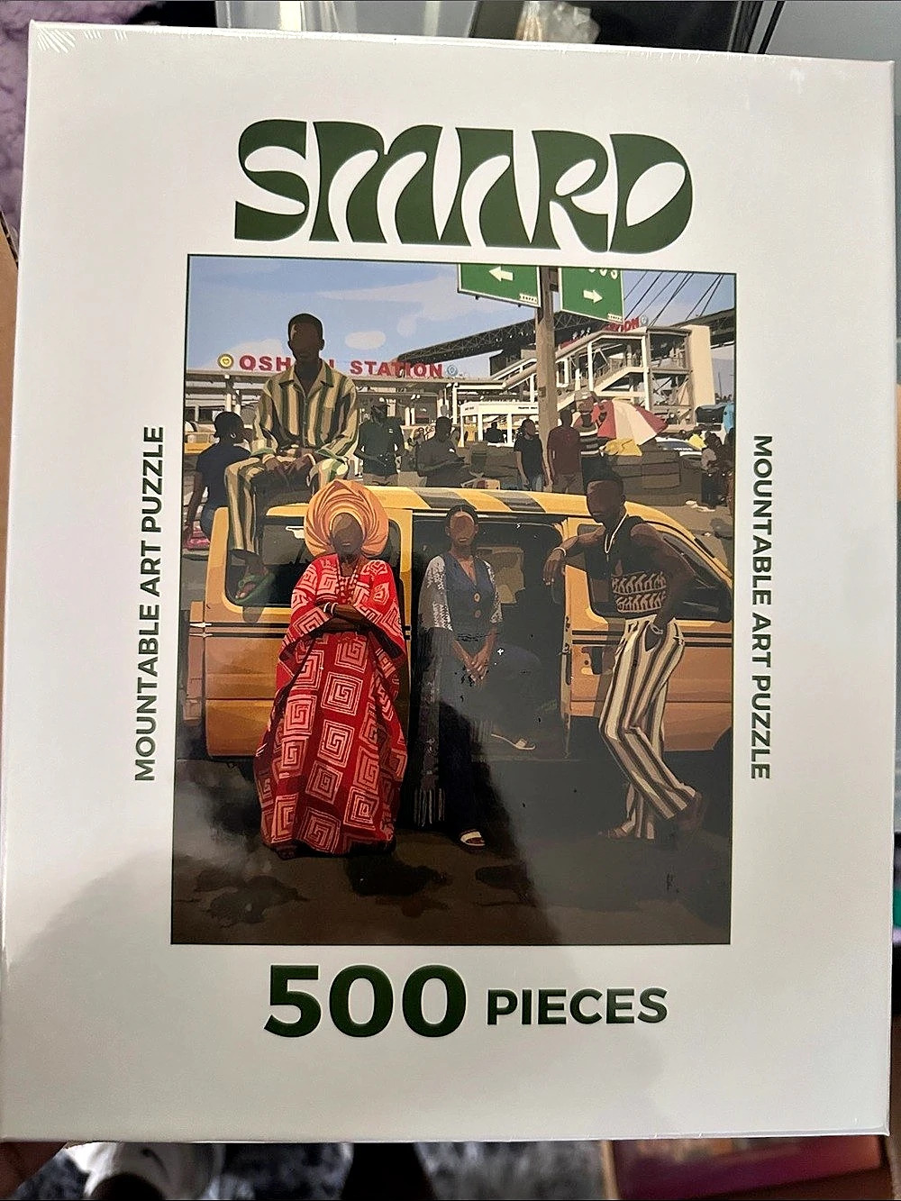SMARD Mountable LAGOS Puzzle 500-Piece Art Puzzle